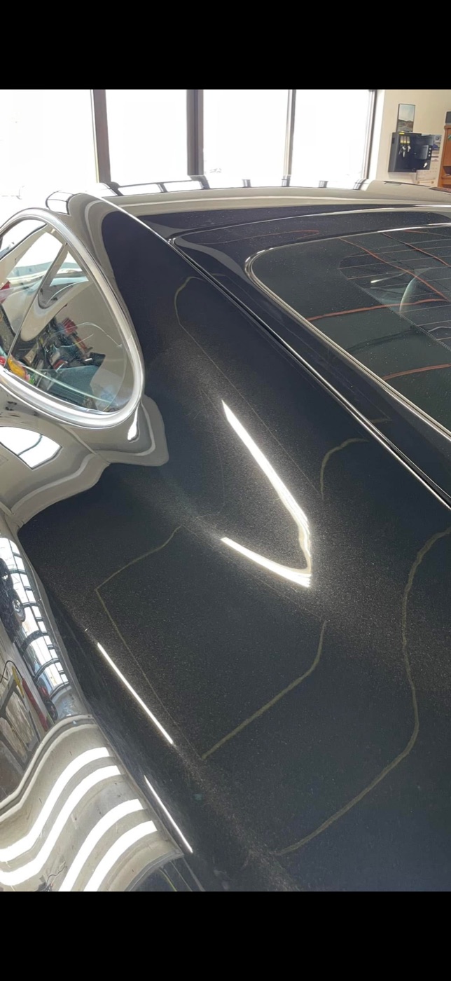 Deep gloss on dark paintwork